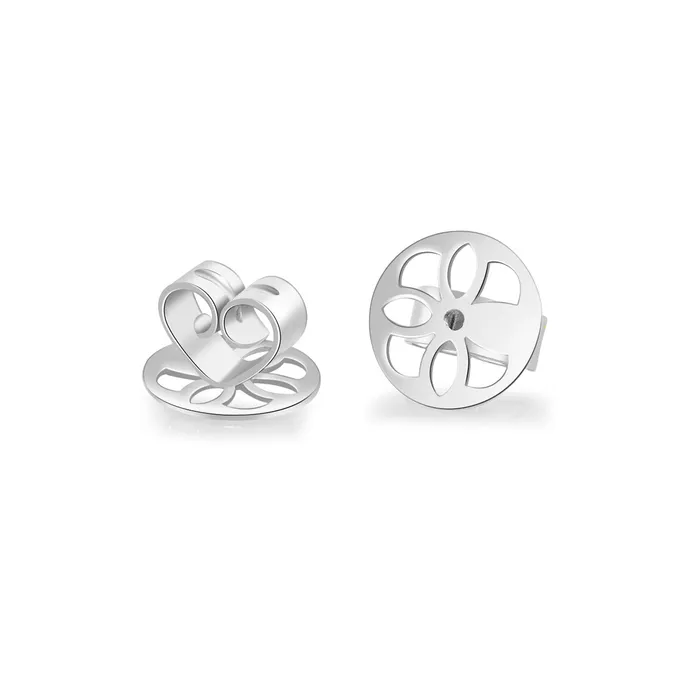 Earrings 18K Solid Gold Earrings Backstopper KA00007 Pearly Lustre
