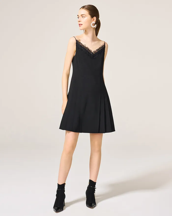 Earrings ADEAM Black Punk Cami Dress
