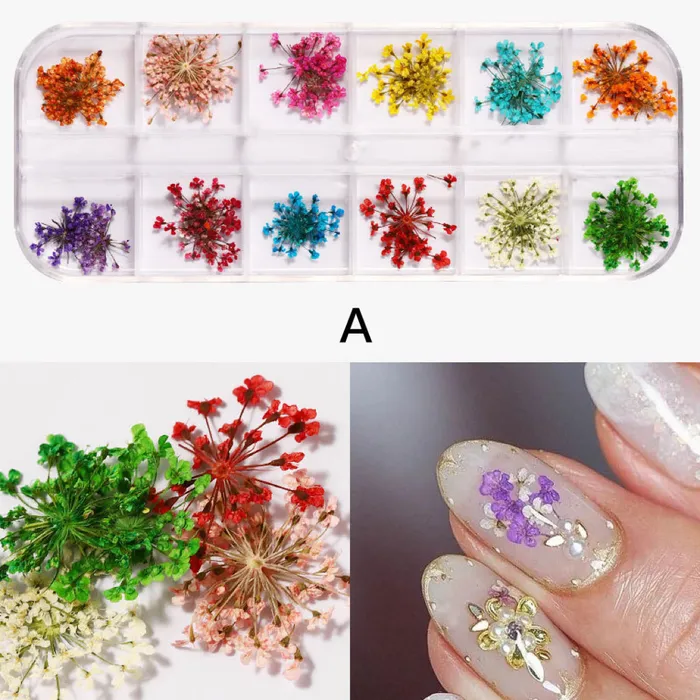 Earrings Ashley NS50 Dried Flowers Deco Set A