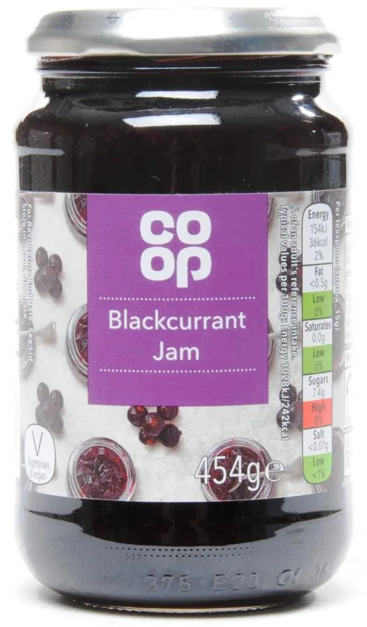 Earrings Co Op Blackcurrant Jam 420g Ramsden International