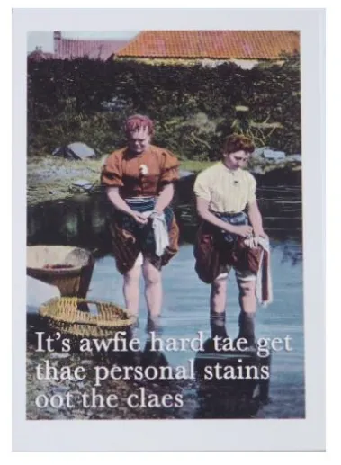 Earrings DC Supplies Couthie Card Its awfie hard tae