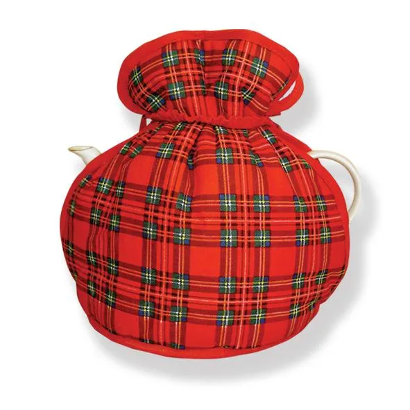 Earrings DC Supplies Royal Stewart Tartan Tea Cosy