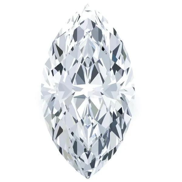 Earrings FIRE BRILLIANCE Charles Colvard Marquise Moissanite
