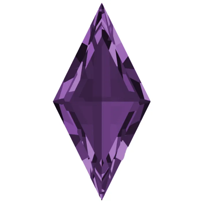 Earrings Fire Brilliance Lozenge FAB LabGrown Purple Sapphire Gems