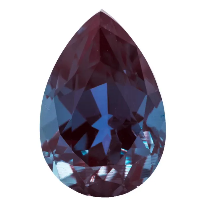 Earrings Fire Brilliance Pear FAB LabGrown Alexandrite Gems