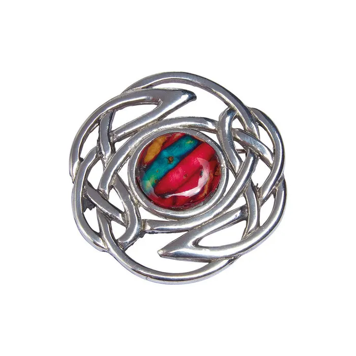 Earrings Heathergem Celtic Knot Brooch Charles Buyers