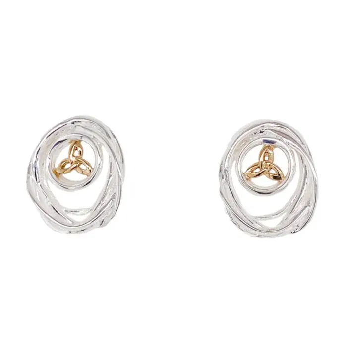 Earrings Keith Jack Celtic Cradle of Life Post Earrings