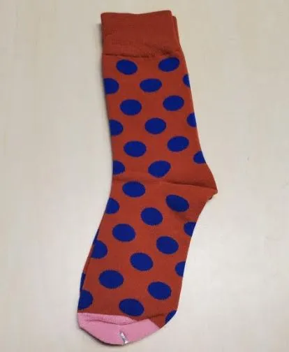 Earrings POLLY SF980 Burnt Orange Polka Dot Socks