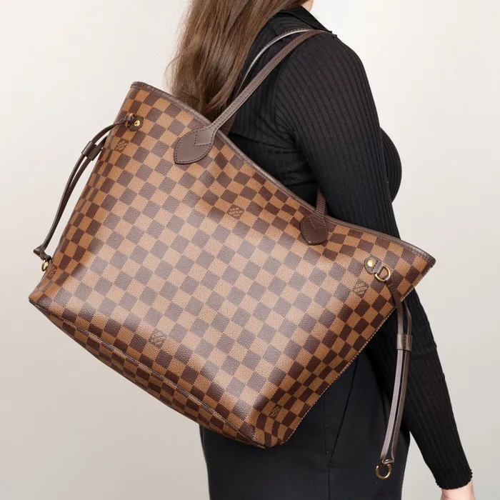 Earrings PreOwned Louis Vuitton Damier Ebene Neverfull MM Louis Vuitton
