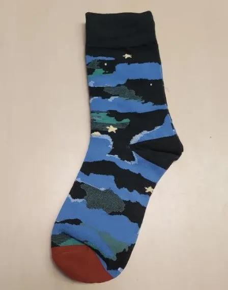 Earrings SF987 Cloudy Night Sky Socks POLLY