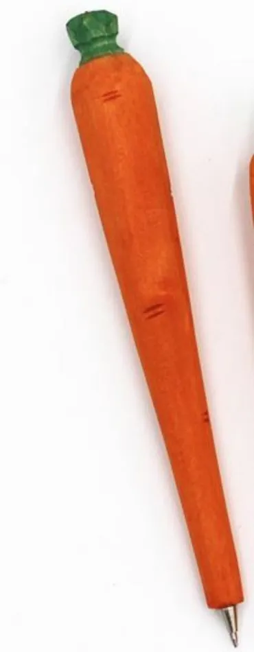 Earrings V25 Carrot Wood Pen POLLY