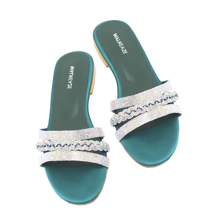Earrings Women Formal Slippers 40126S Walkeaze