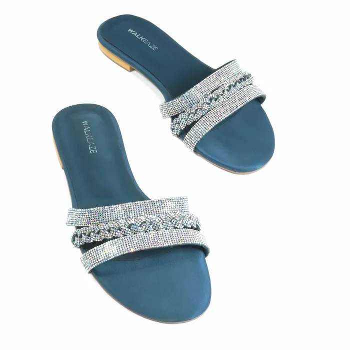 Earrings Women Formal Slippers 40126S Walkeaze