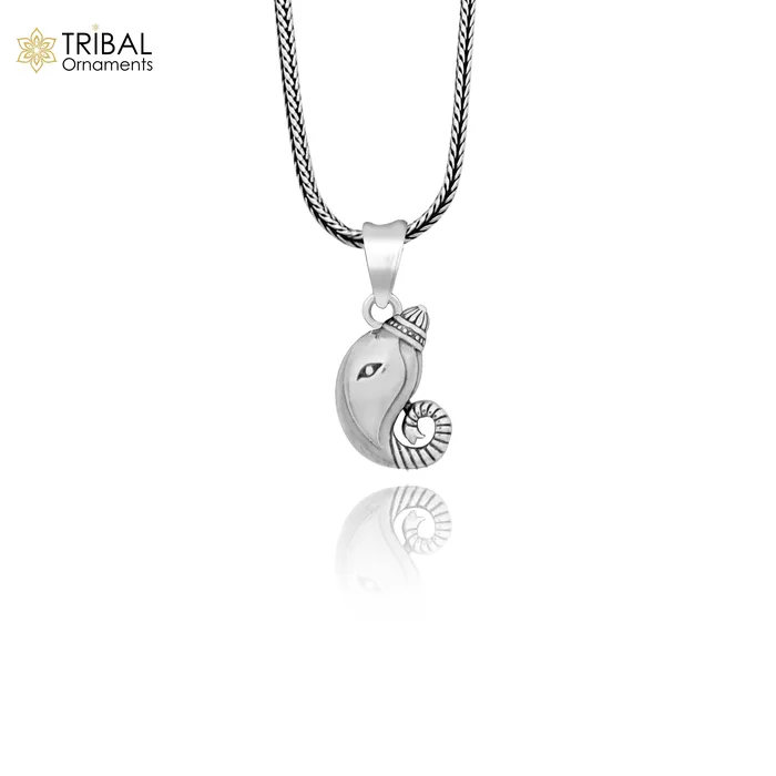 Exclusive design 925 sterling silver handmade Lord Ganesha divine pendant amazing stylish unisex pendant personalized jewelry ssp1715 TRIBAL ORNAMENTS Necklaces Exclusive design 925 sterling silver handmade Lord Ganesha divine pendant amazing stylish unisex pendant personalized jewelry ssp1715 TRIBAL ORNAMENTS Necklaces