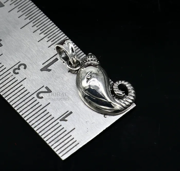 Exclusive design 925 sterling silver handmade Lord Ganesha divine pendant amazing stylish unisex pendant personalized jewelry ssp1715 TRIBAL ORNAMENTS Necklaces