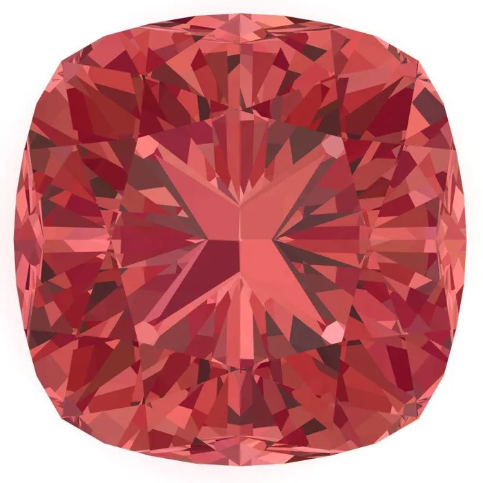 Fire Brilliance Earrings Cushion FAB LabGrown Padparadscha Sapphire Gems