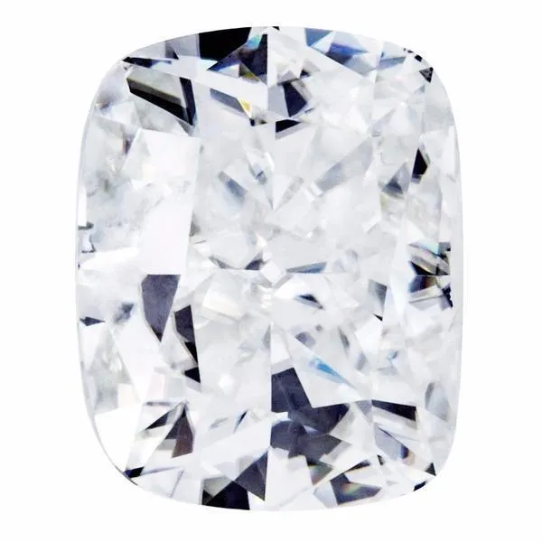 Fire Brilliance Earrings First Crush Moissanite Crushed Ice Elongated Cushion
