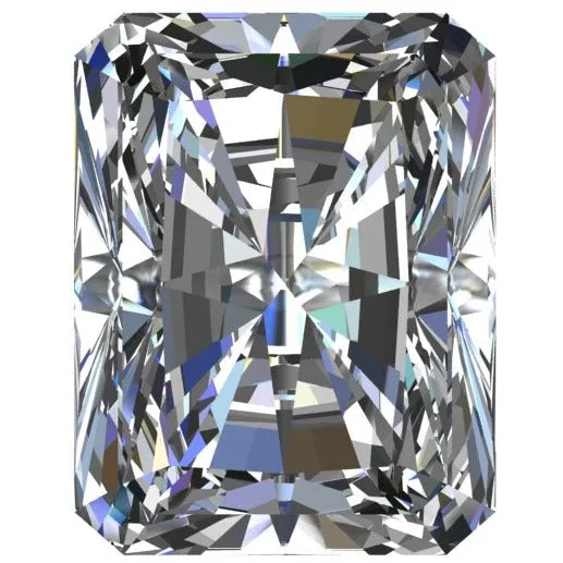FIRE BRILLIANCE Radiant LabGrown Diamond Earrings