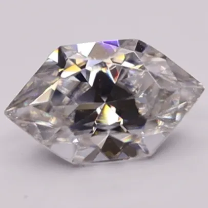 Fire Brilliance Rings 10x8mm Hexagon Diamond Faceted FAB Moissanite Loose Stone