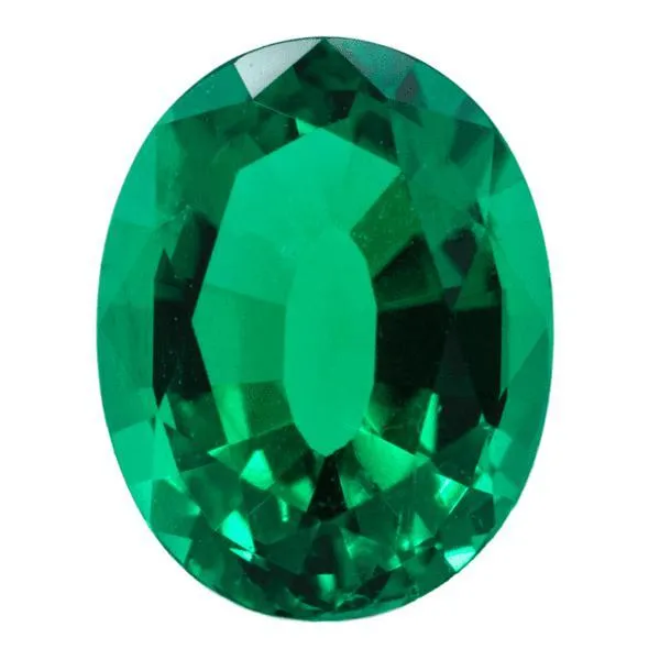 Fire Brilliance Rings Chatham LabGrown Oval Emerald Stone Size