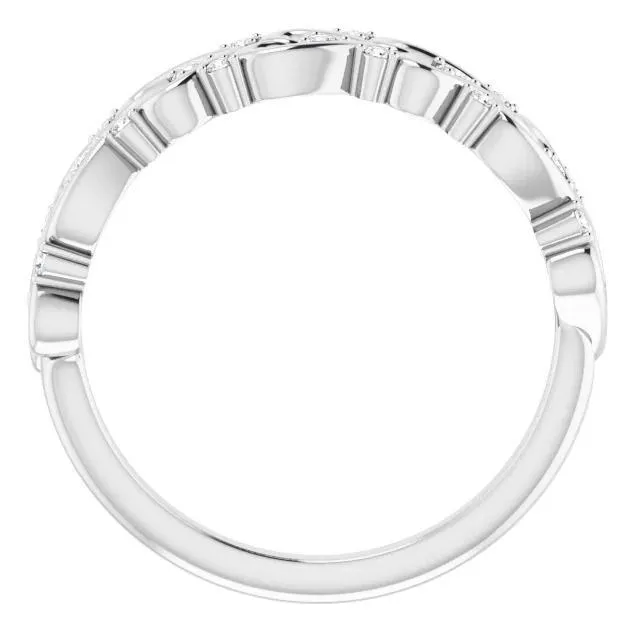 Fire Brilliance Rings Juliette Round Diamond or Moissanite 12 Eternity Heart Design Wedding Anniversary Band