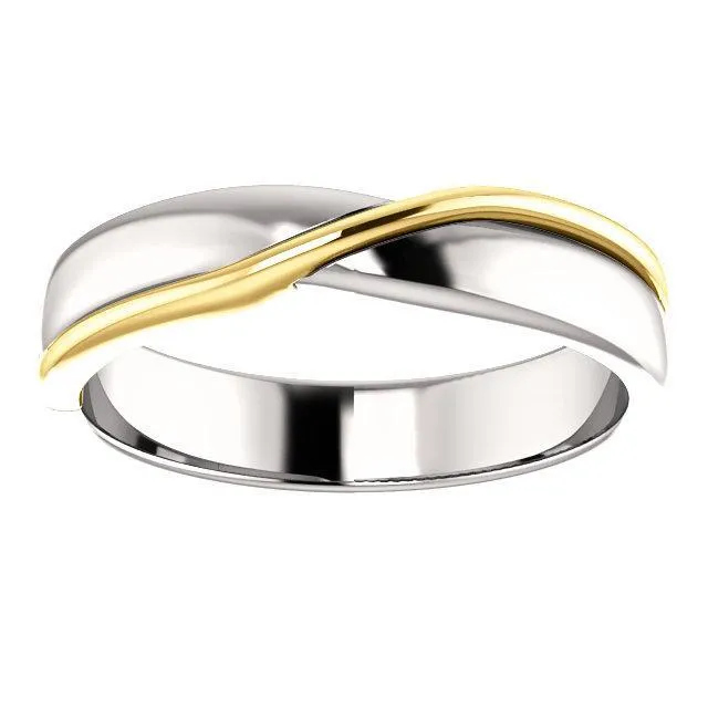 Fire Brilliance Rings Matthew Patterned Wedding Band