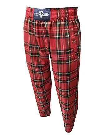 Gold Brothers Tartan Leisure Pants Earrings