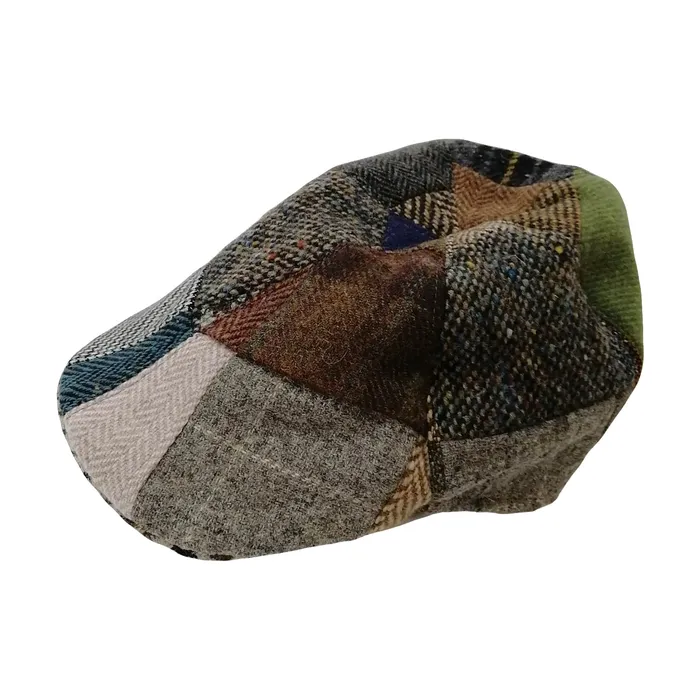 Hanna Hats Earrings Patchwork Tweed Erin Cap