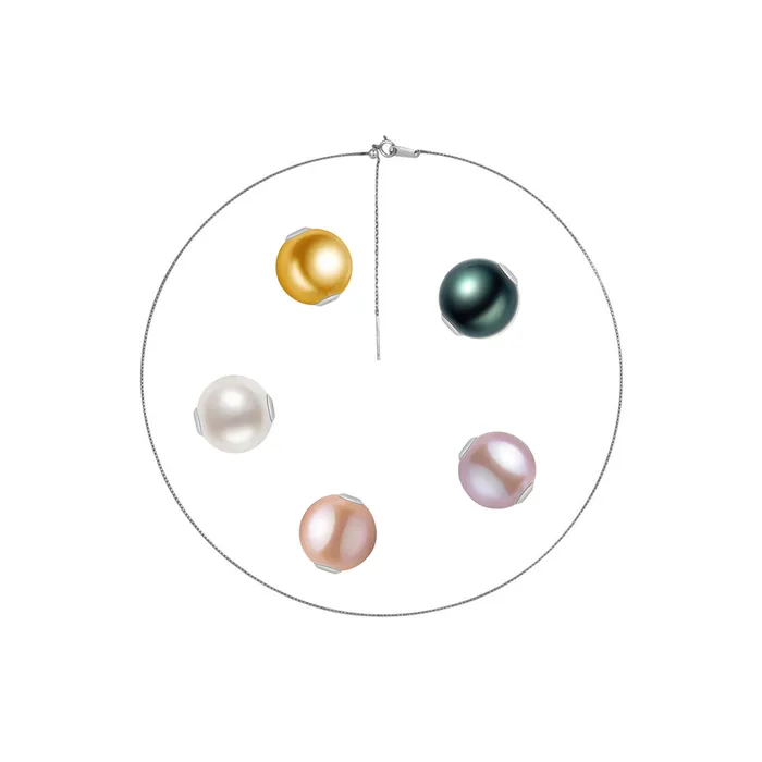 Interchangeable Pearl Necklace WN00350 Possibilities Pearly Lustre Necklaces Interchangeable Pearl Necklace WN00350 Possibilities Pearly Lustre Necklaces