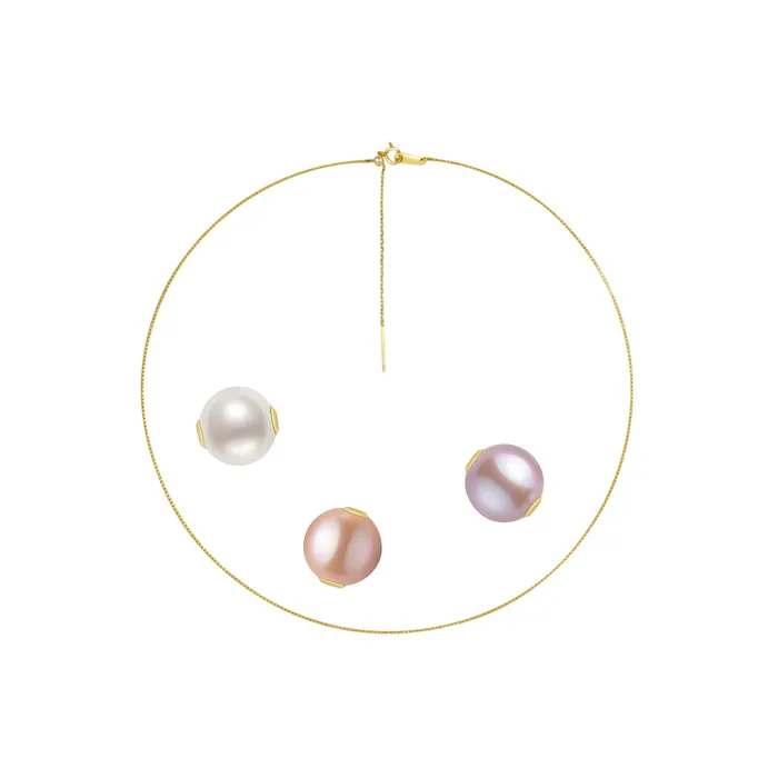 Interchangeable Pearl Necklace WN00350 Possibilities Pearly Lustre Necklaces