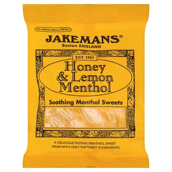 Jakeman Lozenge Honey Lemon 73g Ramsden International Earrings