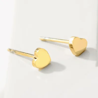 Jewelvers Earrings 14K GoldFilled Tiny Heart Stud Jewelvers Earrings 14K GoldFilled Tiny Heart Stud