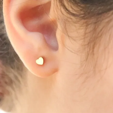 Jewelvers Earrings 14K GoldFilled Tiny Heart Stud Jewelvers Earrings 14K GoldFilled Tiny Heart Stud