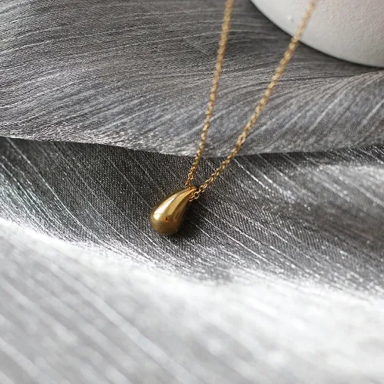 Jewelvers Necklaces 18K GoldFilled Waterdrop Necklace
