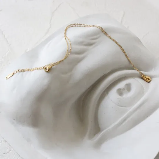Jewelvers Necklaces 18K GoldFilled Waterdrop Necklace