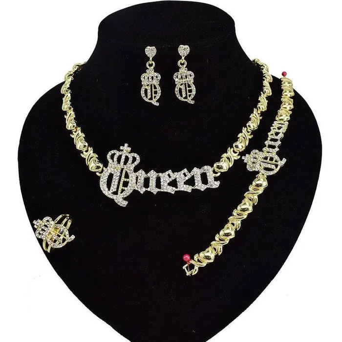 Jewelvers Necklaces XO Queen Necklace Set