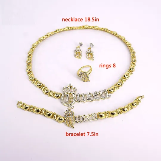 Jewelvers Necklaces XO Queen Necklace Set