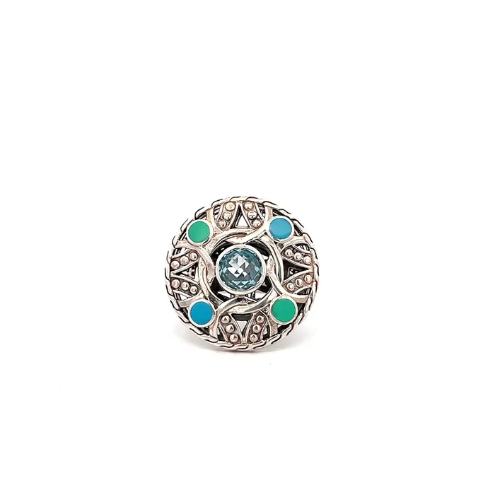 John Hardy Rings PreOwned John Hardy Bulan Coin Ring
