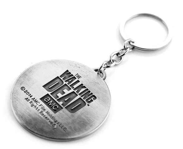K06 Walking Dead Fight the Dead Fear the Living Keychain alice Earrings