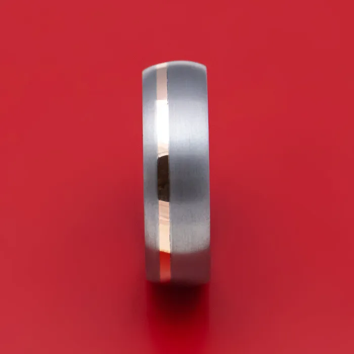 Lashbrook Rings Tantalum And 14K Gold Ring Custom Made Lashbrook Rings Tantalum And 14K Gold Ring Custom Made
