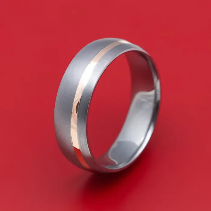 Lashbrook Rings Tantalum And 14K Gold Ring Custom Made Lashbrook Rings Tantalum And 14K Gold Ring Custom Made