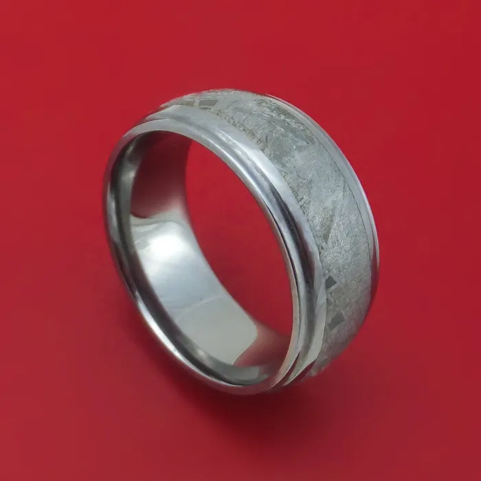 Lashbrook Rings Tantalum and Meteorite Custom Made Ring
