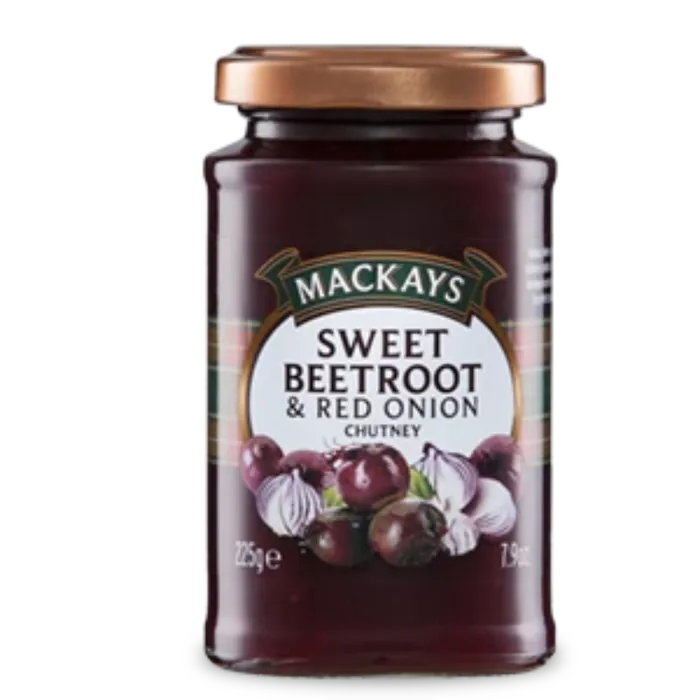 Mackays Sweet Beetroot and Red Onion Chutney Dovetale Collections Necklaces