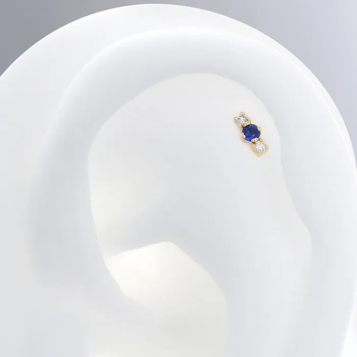 Magic Trio Dark Blue Sapphire Suzanne Kalan Rings