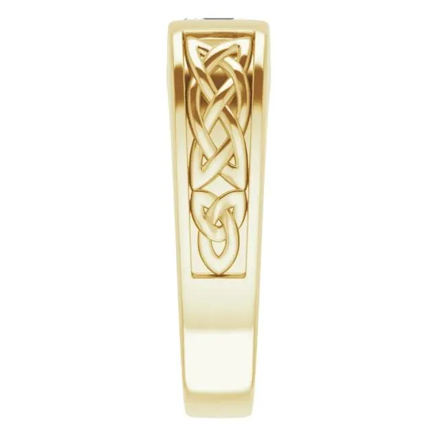Matthew Asscher Moissanite Scroll Design Thick Ring Fire Brilliance Rings
