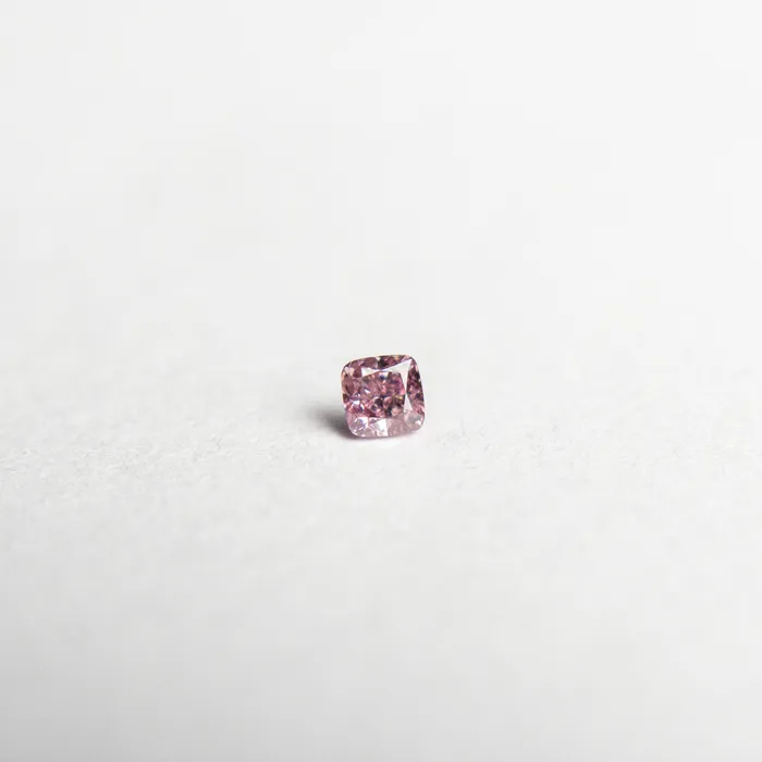 Misfit Diamonds Earrings 004ct 188x188x122mm Argyle Fancy Intense Purple Pink Cushion Brilliant 1868009