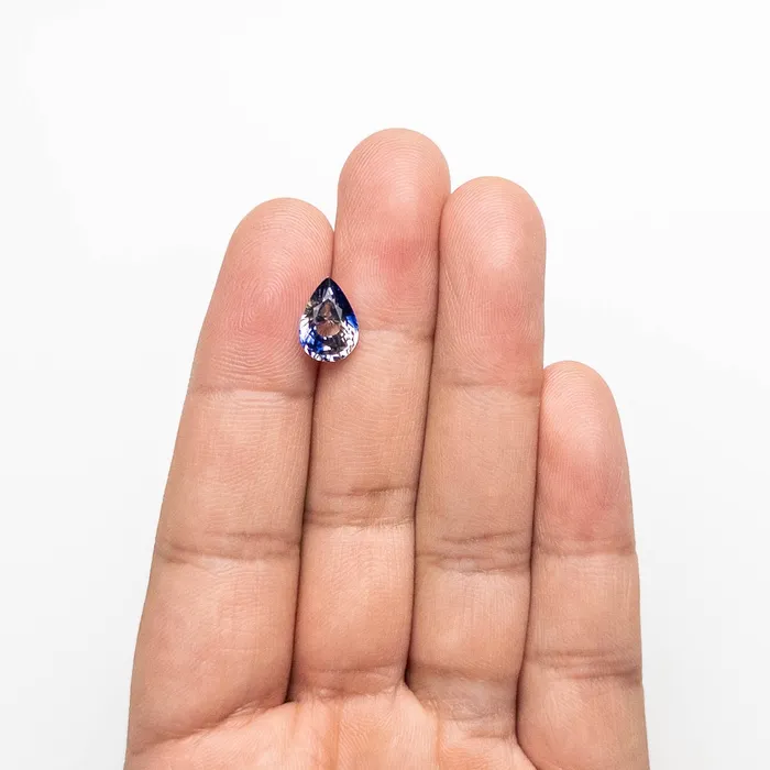 Misfit Gems Earrings 335ct 1097x774x551mm Pear Brilliant Sapphire 2513401