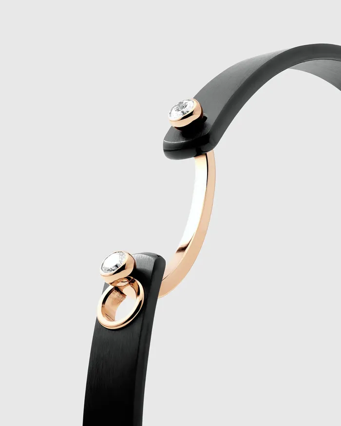 Mood Bracelets Midnight In Manhattan Mood Bangle in Rose Gold Mood Bracelets Midnight In Manhattan Mood Bangle in Rose Gold