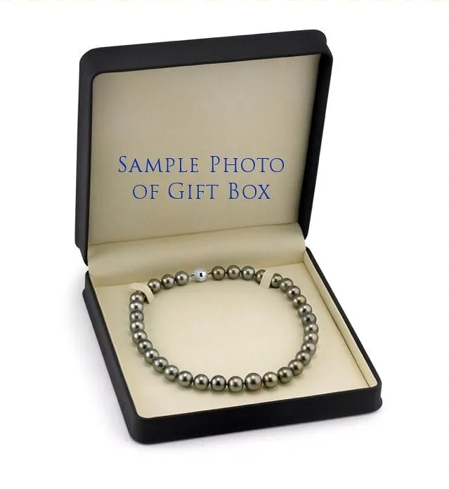 Necklaces 1113mm Silver Tahitian South Sea Pearl Necklace AAA Quality spt