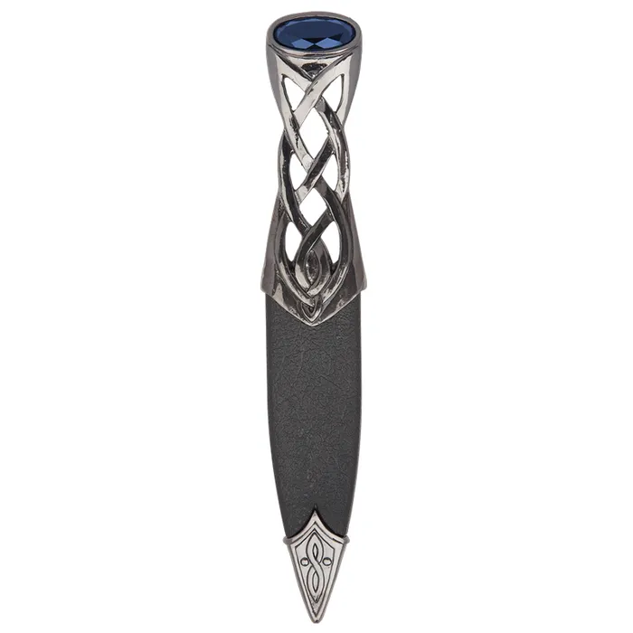 Necklaces Charles Buyers Islay Dark Pewter Sgian Dubh With Stone Top